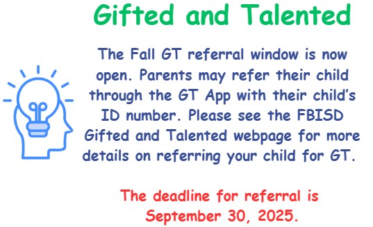  Fall GT Referrals